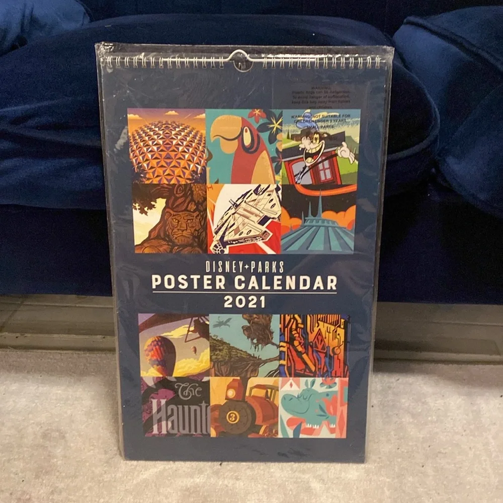 Disney Parks Poster Calendar 2021